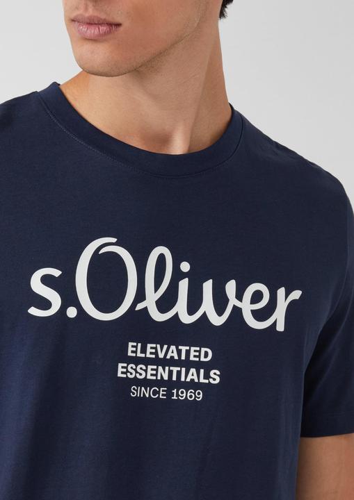 Produktbild s.Oliver T-Shirt Casual Bequem sitzend Logo T-Shirt (L)