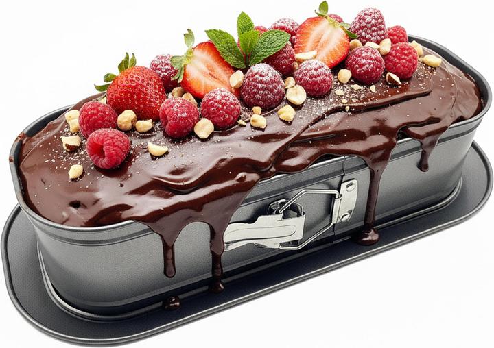 Relaxdays Springform Kastenform mit Auslaufschutz