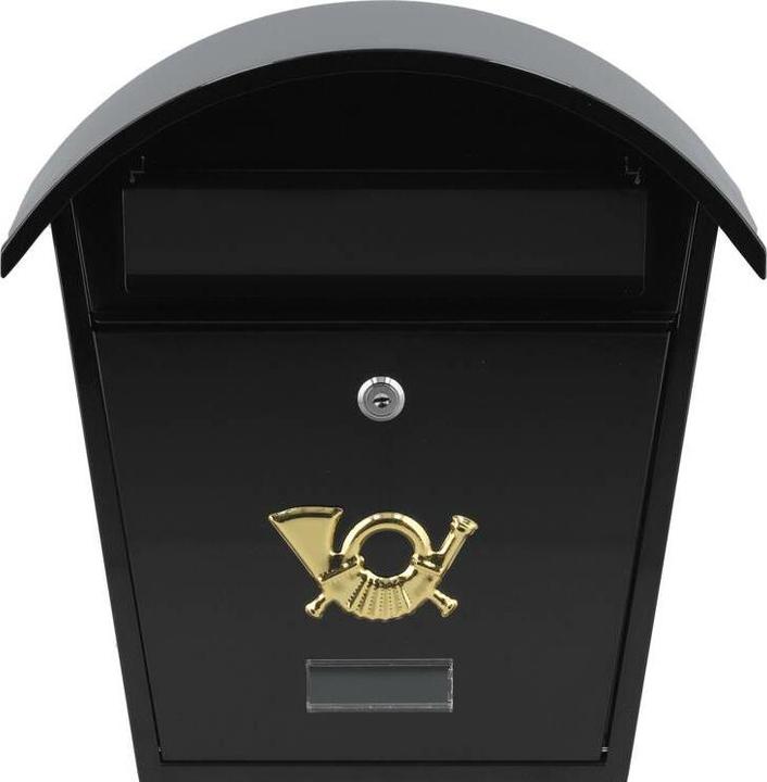 Produktbild Toya VOREL Mailbox 380 x 320 x 105mm Black