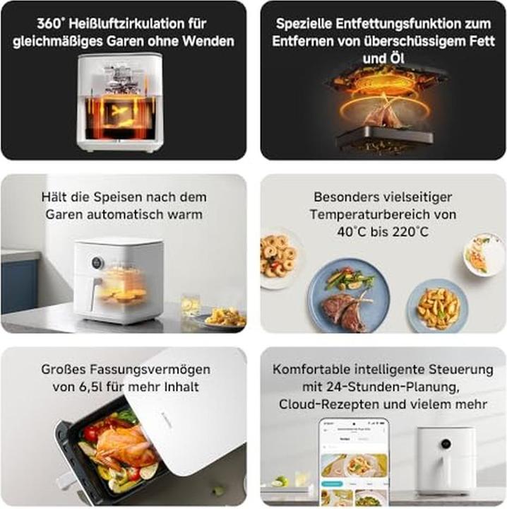 Actual product image Xiaomi Smart Air Fryer