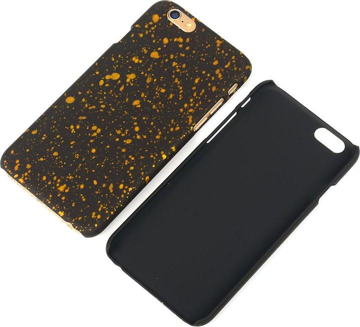 Produktbild König Design Handy Hülle Schutz Case Bumper Schale für Apple iPhone 6 Plus 3D Sterne Gelb Neu (Apple iPhone 6 Plus)