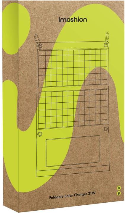 Actual product image iMoshion Opvouwbaar Universeel Zonnepaneel - Powerbank Zonnenergie 21 Watt - Draagbaar (21 W)