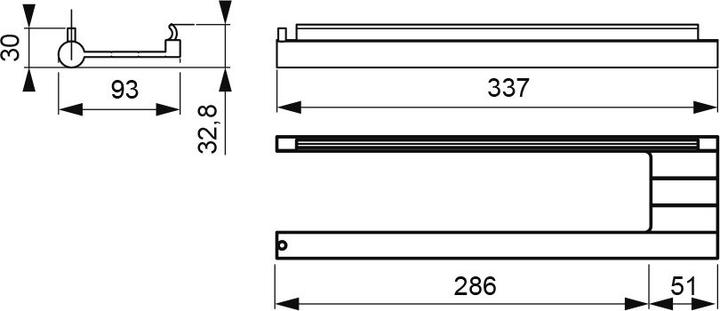 Produktbild L&S Handtuch-/Papierrollenhalter Sign