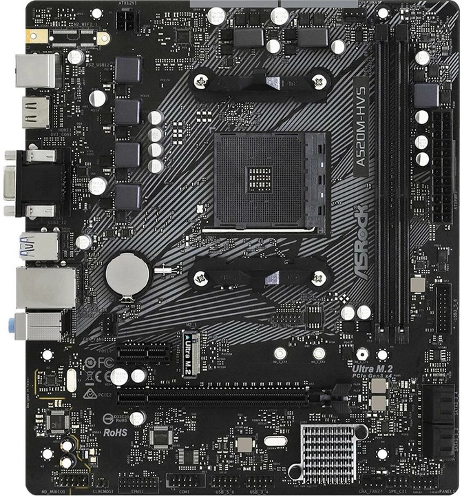 Produktbild AsRock A520M-HVS (AM4, AMD A520, mATX)