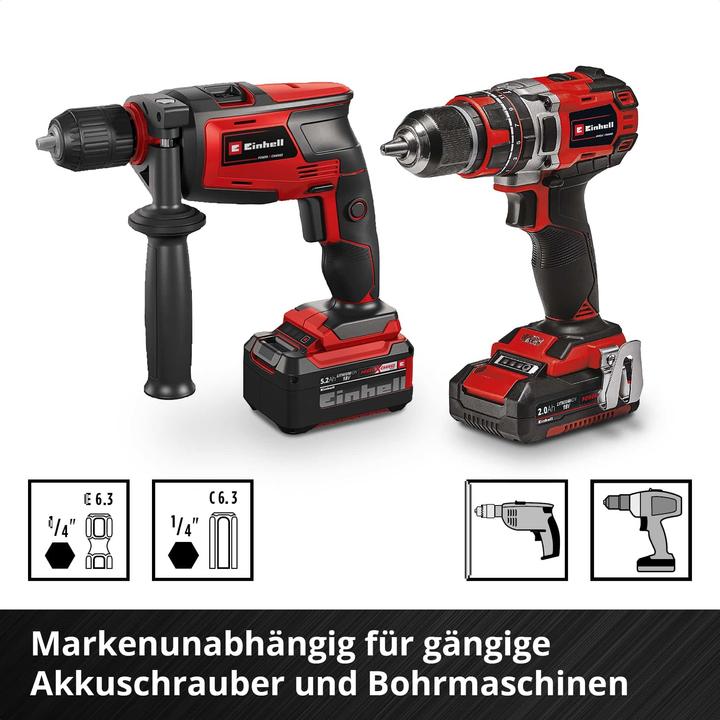 Actual product image Einhell 108723 Metal twist drill set 10 pieces 2 mm, 2.5 mm, 3 mm, 3.5 mm, 4 m (2 mm, 2.5 mm, 3 mm, 6.5 mm, 3.5 mm, 4 mm, 4.5 mm, 5 mm, 5.5 mm, 6 mm)