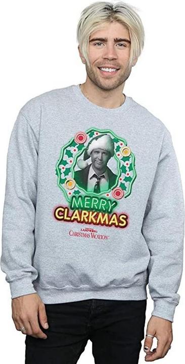 Produktbild National Lampoon´s Vacation National Lampoon's Christmas Vacation Greyscale Clarkmas Sweatshirt weihnachtliches Design (L)