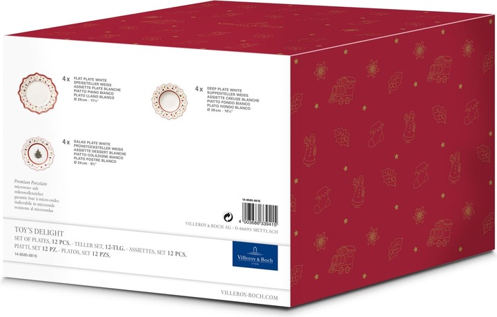 Image du produit Villeroy & Boch Set d'assiettes 12pcs Toy's Delight (12 pièce(s))