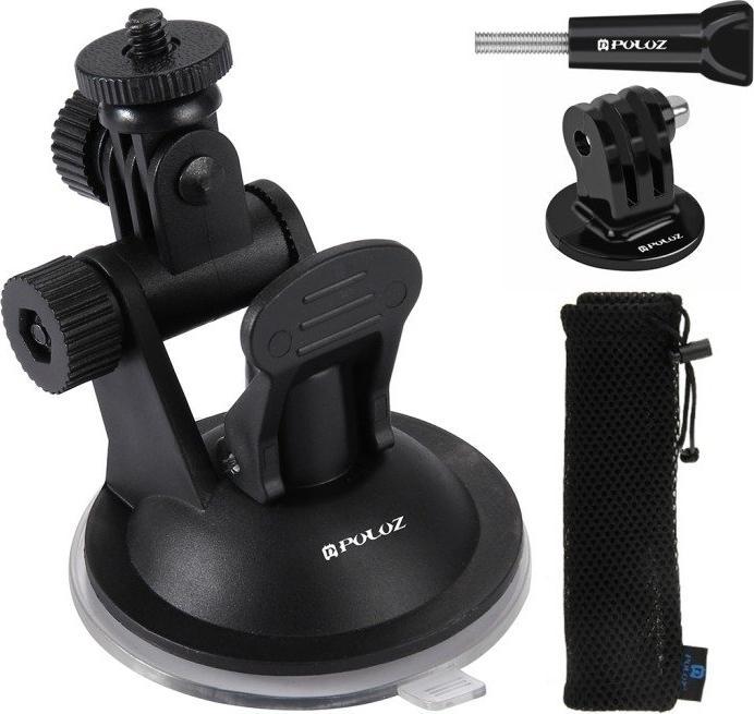 Actual product image Puluz Glass car holder for GOPRO Hero, DJI Osmo Action PU51 (Insta360 X5, Osmo Action 5 Pro)