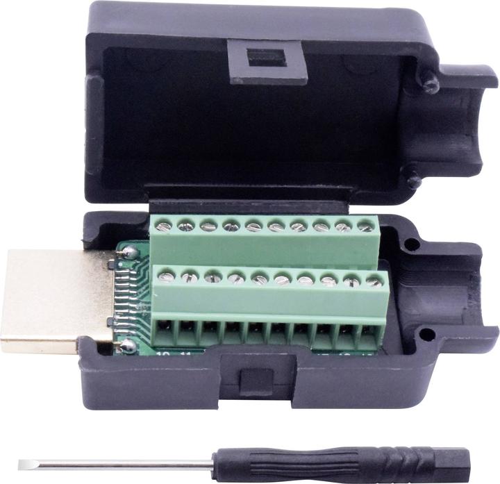 Actual product image Tru Components HDMI Panel Connector with Housing