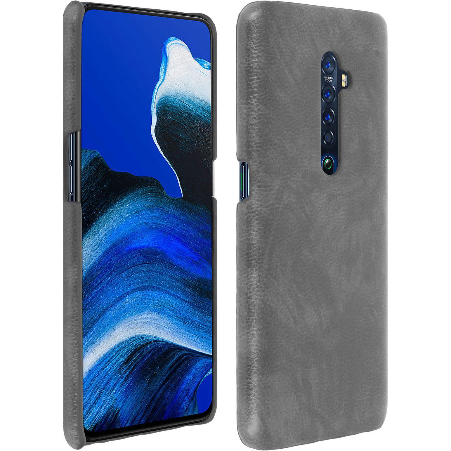 Avizar Vintage Series (Oppo Reno 2), Smartphone Hülle, Grau