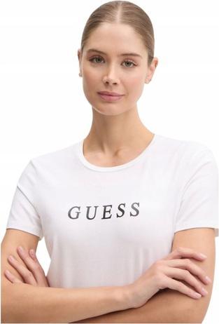 Actual product image Guess Damen T-Shirt New Carrie T-Shirt Weiss (L)