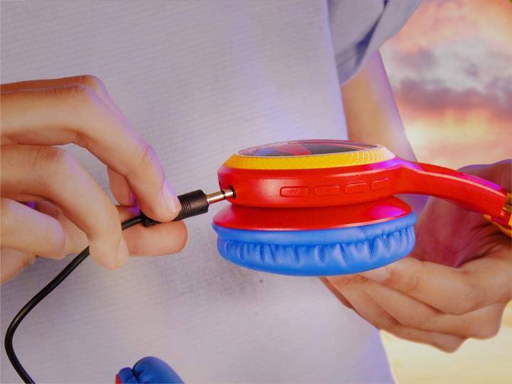 Produktbild Emoji Superman - Junior Bluetooth Kinderkopfhörer - LED Lights