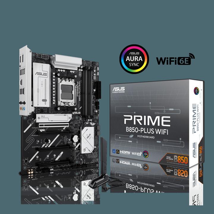 Image du produit ASUS PRIME B850-PLUS WIFI (AM5, AMD B850, ATX)