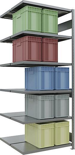 Actual product image eurokraft pro Boltless shelving, double row