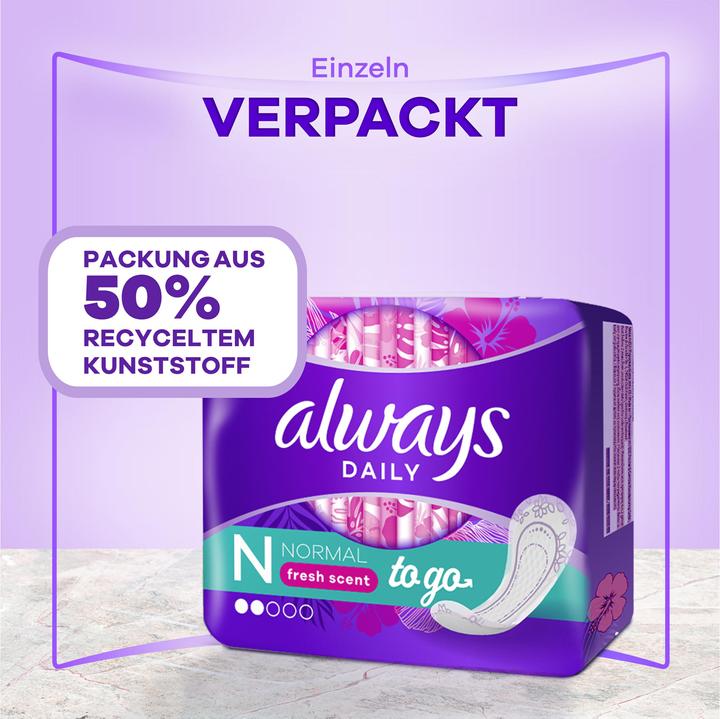 Produktbild Always Normal To Go (20 x, Slipeinlagen)