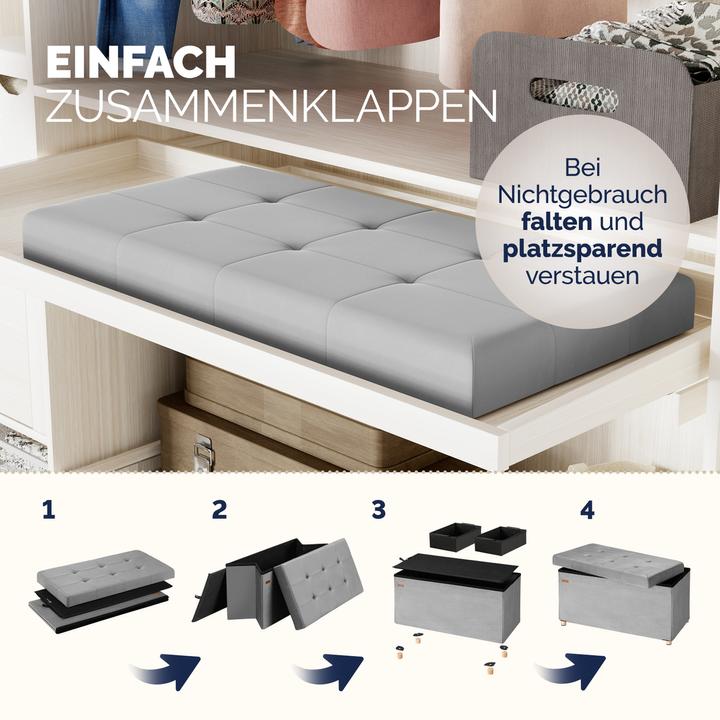 Produktbild Casaria Sitztruhe (38 cm)