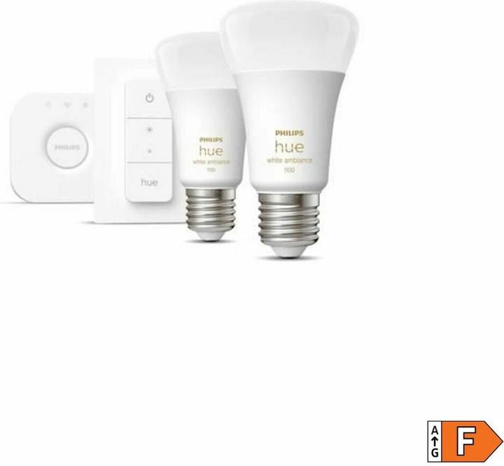Actual product image Philips Hue Ambience Starter-Kit (E27, 1055 lm, 2x)