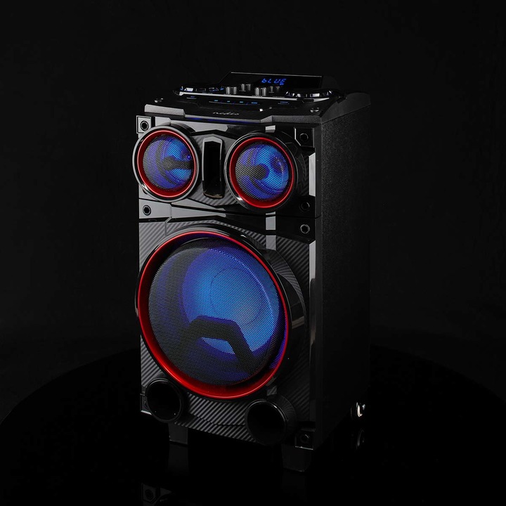 Produktbild Nedis Bluetooth®-Party-Lautsprecher | max. Batteriespielzeit: 6.5 Std | 120 W | Tragegriff | Partyli (6.50 h, Batteriebetrieb)