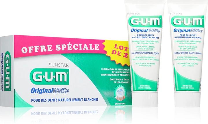 Produktbild GUM Original White Toothpaste 75ml - 2er-Pack
