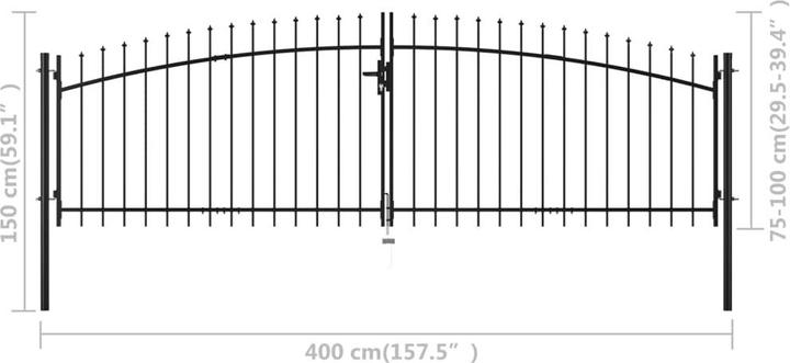 Produktbild vidaXL Modernes Tor