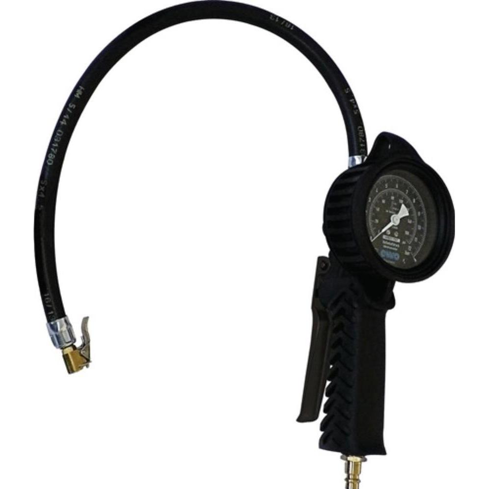 EWO, Attacchi per aria compressa, Misuratore manuale di gonfiaggio pneumatici calibrato airstar, con tappo di coppia DN 7,2