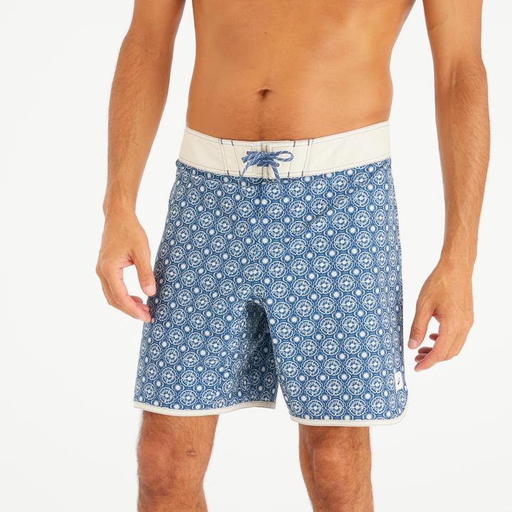 Actual product image Olaian Men's Boardshorts Surf 500 Long 18" - Surfingsun (42, 48)