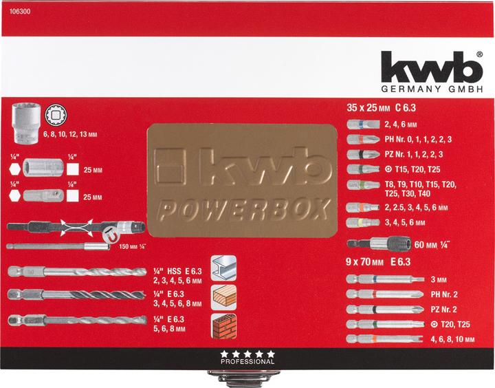 Produktbild kwb Power Box (Sechskant (hexagonal))