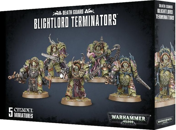 Produktbild Games Workshop Warhammer 40k - Death Guard Blightlord Terminators (Kunststoff)