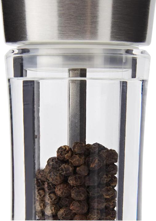 Actual product image Zassenhaus Pepper mill Aachen acrylic/stainless steel, 18 cm (Pepper)