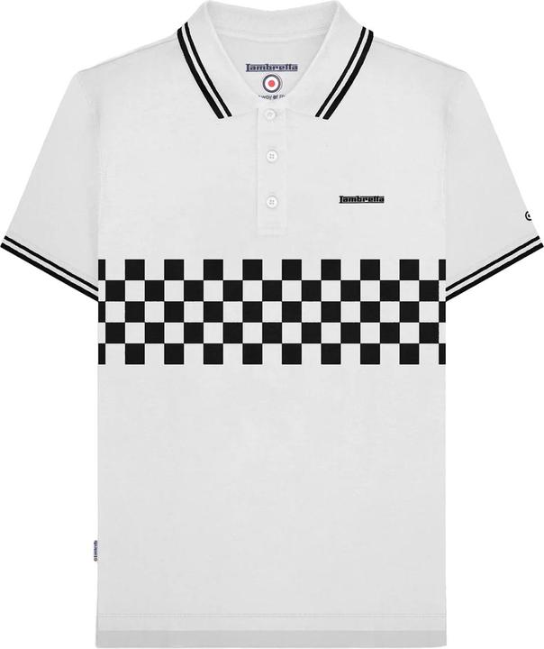 Produktbild Lambretta SS25 Poloshirt Mit kontrastfarbenen Streifen (4XL)