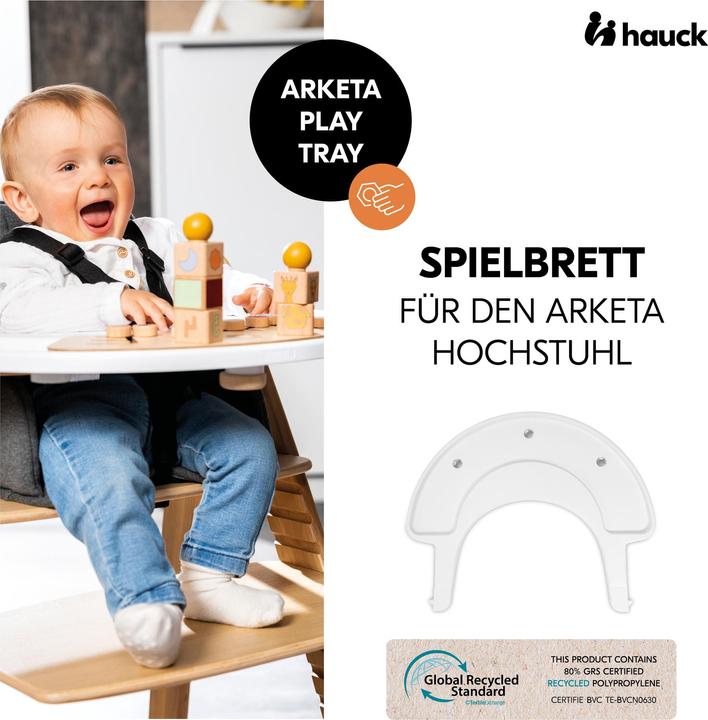 Produktbild Hauck Arketa Play Tray White