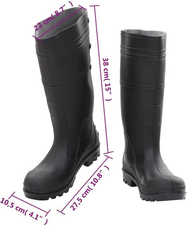 Image du produit VidaXL Bottes en caoutchouc (40)