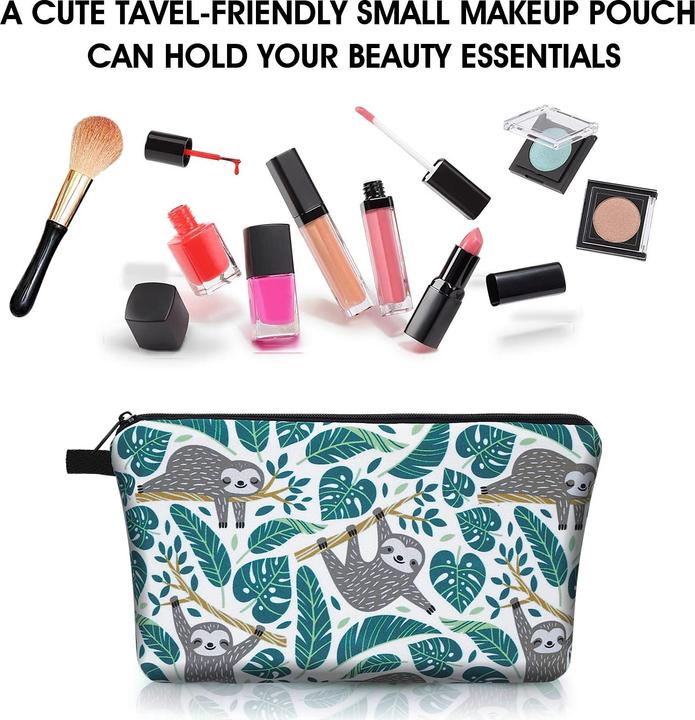 Produktbild Only-Bags.Store Kosmetische Schminktasche Leinwand Handtasche Mini Tasche Geldbörse