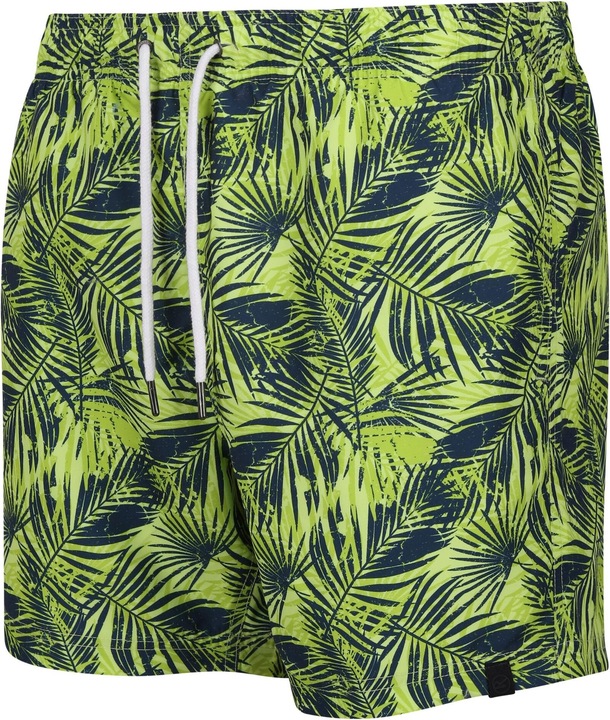 Actual product image Regatta Mens Loras Palm Print Swim Shorts (XL)