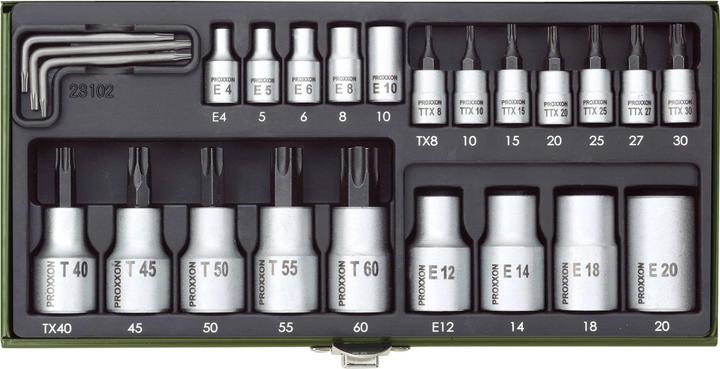 Actual product image Proxxon Socket wrench set (1/2")
