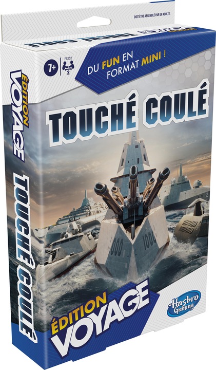 Actual product image Hasbro Gaming Battelship jeu de voyage (French)