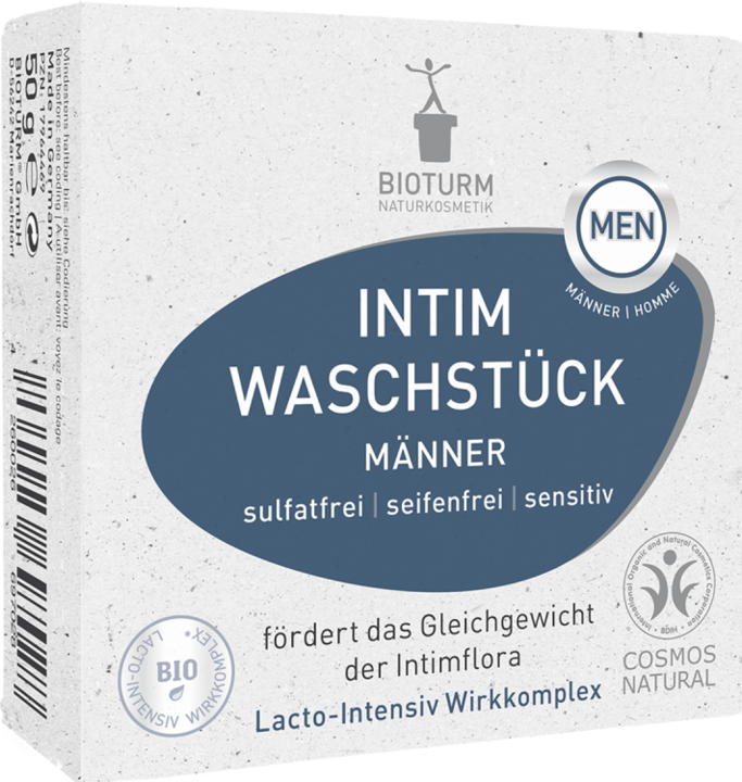 Produktbild Bioturm Intim Waschstück Männer (Intimwaschlotion)