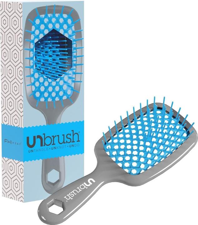 Actual product image FHI Heat UNBRUSH detangling brush handle grey Sky