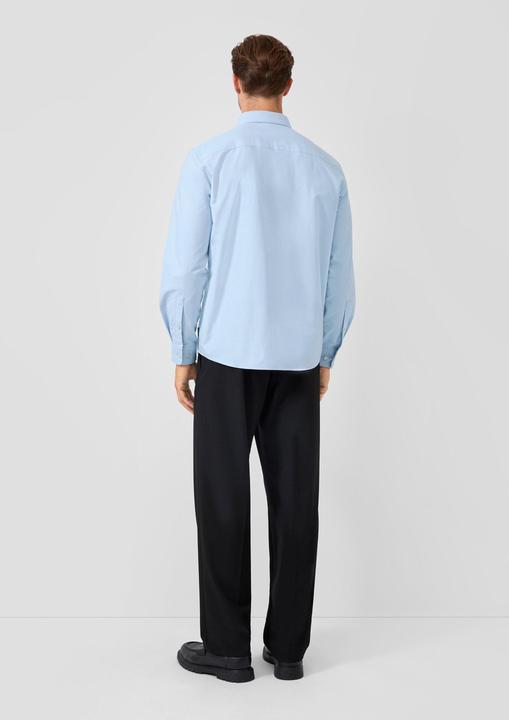 Immagine prodotto s.Oliver Hemd Regular Fit: Gestreiftes Langarmhemd aus Baumwollmix (M)