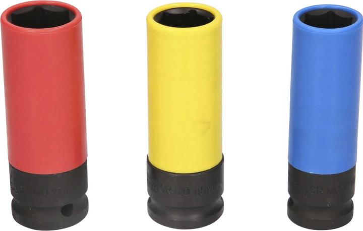 Produktbild KS Tools Stecknuss-Satz (19 mm, 21 mm, 17 mm)