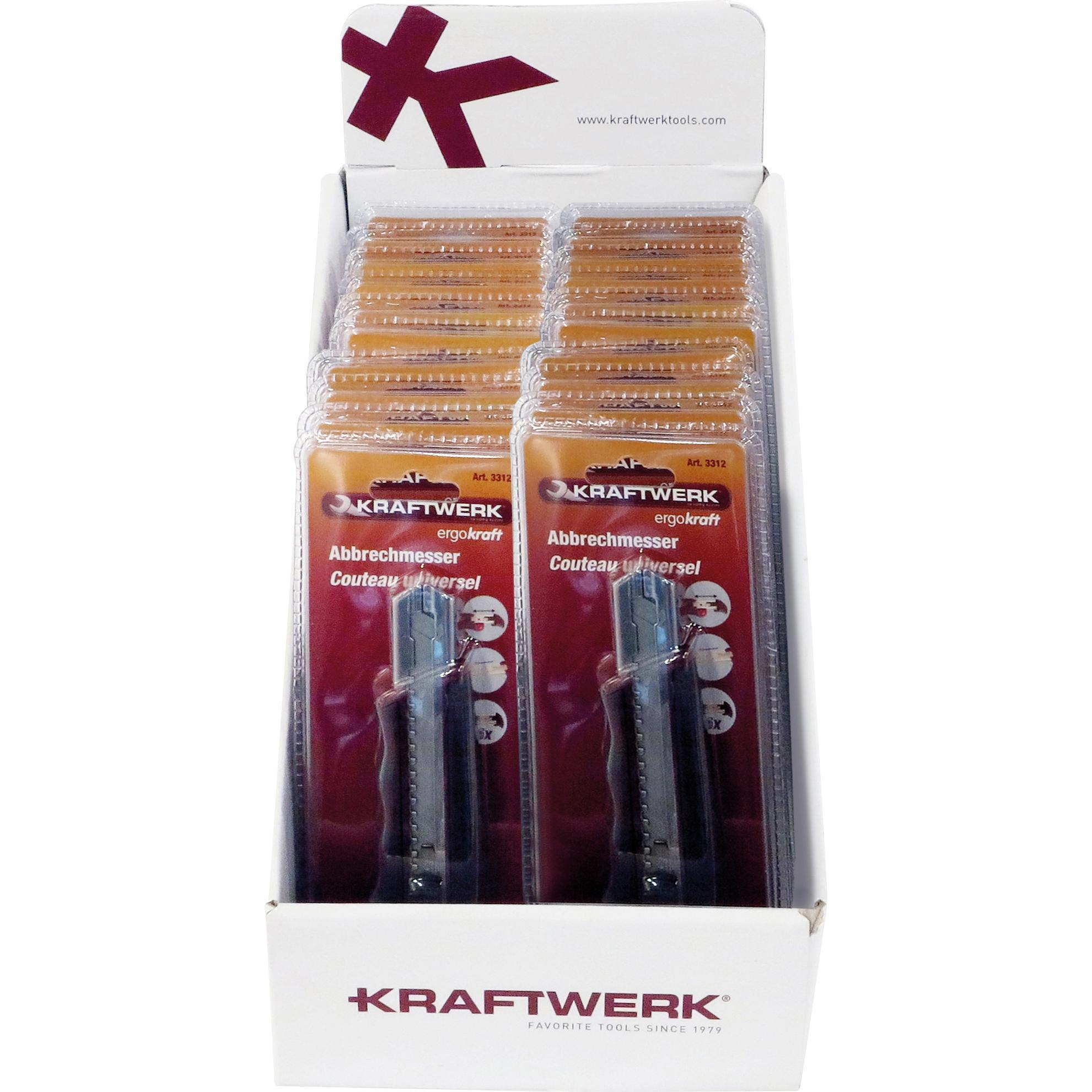 Kraftwerk, Taschenmesser, Display Teppichmesser Ersatzklingen