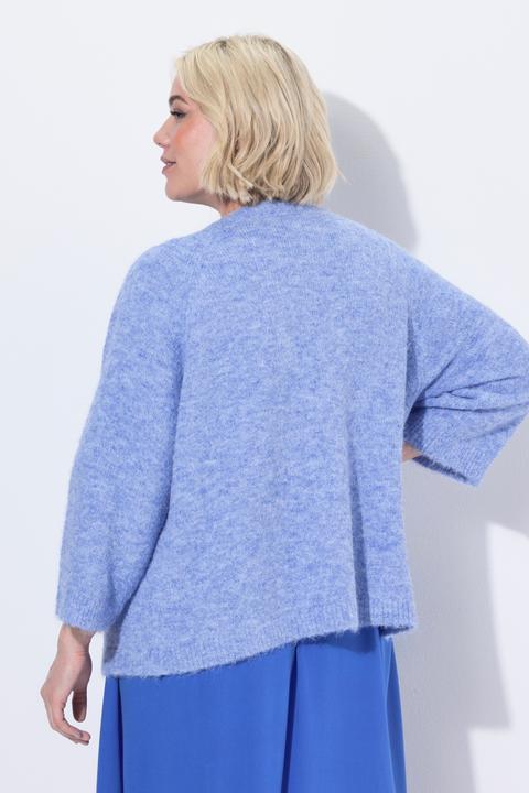 Produktbild Ulla Popken Strickjacke, kuschelweich, ohne Verschluss, 3/4-Arm (62)