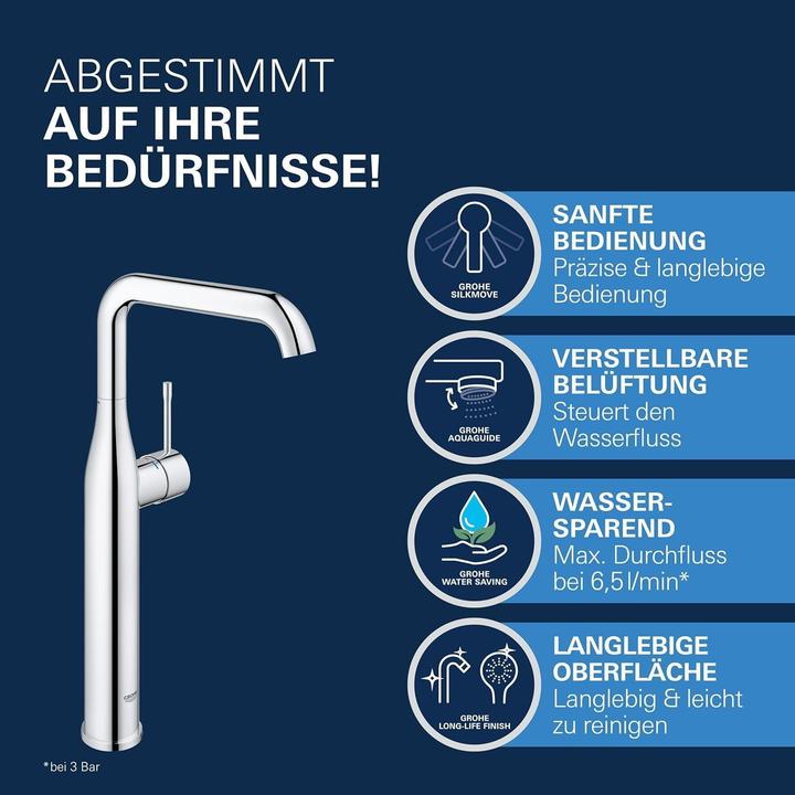 Produktbild Grohe Essence Einhand-Waschtischbatterie XL-Size