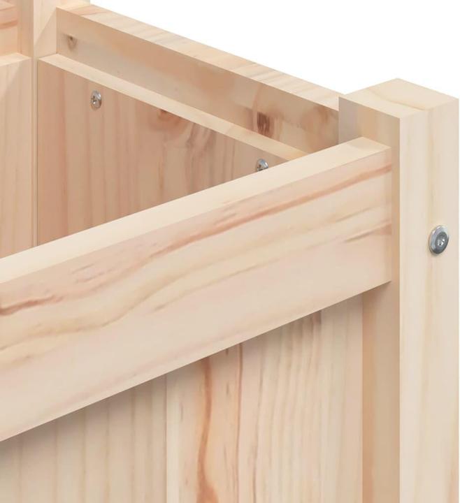 Actual product image vidaXL Planter 2 pcs. Solid pine wood,Material: Solid pine wood