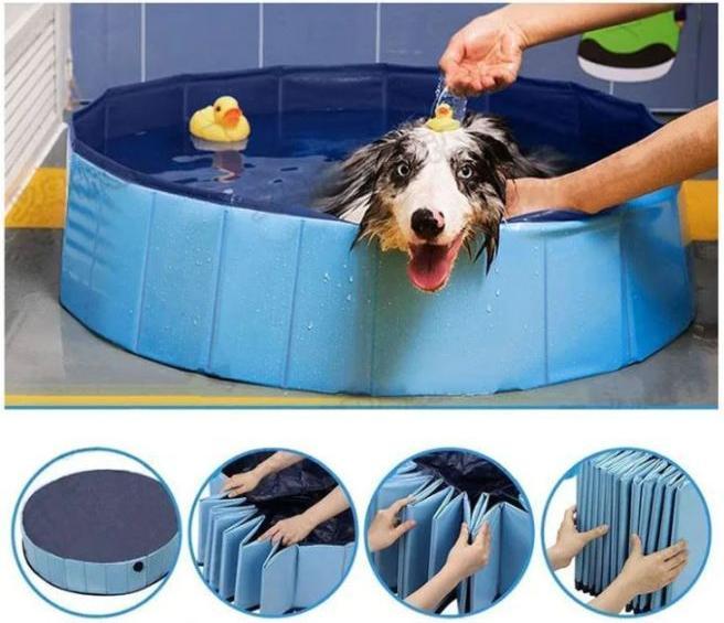 Actual product image MU Style Milow Series Foldable dog pool with non-slip base (Dog pool)