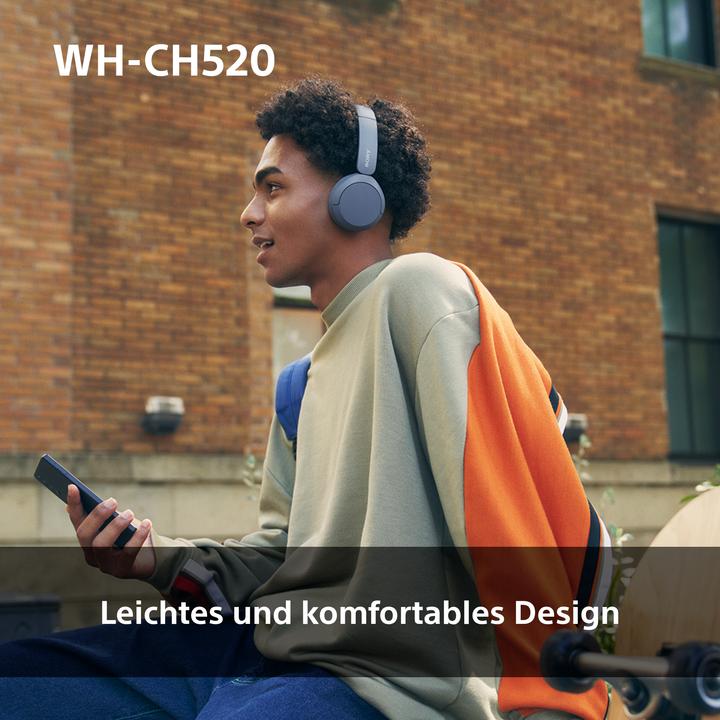 Produktbild Sony WH-CH520 (Keine Geräuschunterdrückung, 50 h, Kabellos)
