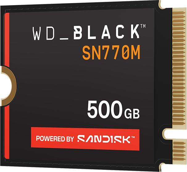 Actual product image WD Black SN770M powered by SANDISK (500 GB, M.2 2230)