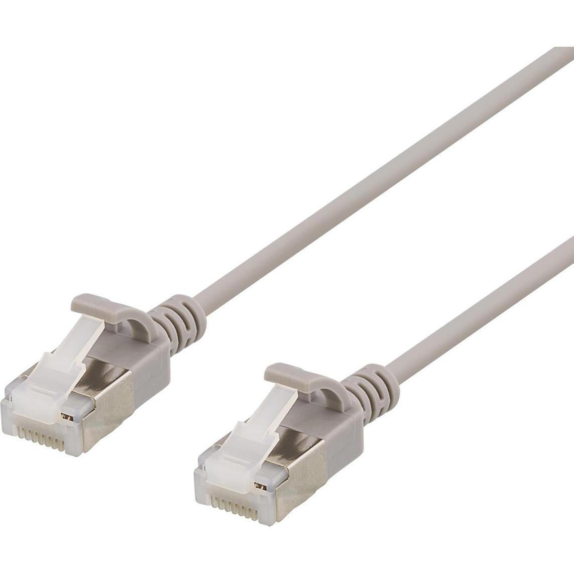 Thumbnail - Deltaco patchkabel - 2 m - gra (U/FTP, CAT6a, 2 m), Netzwerkkabel