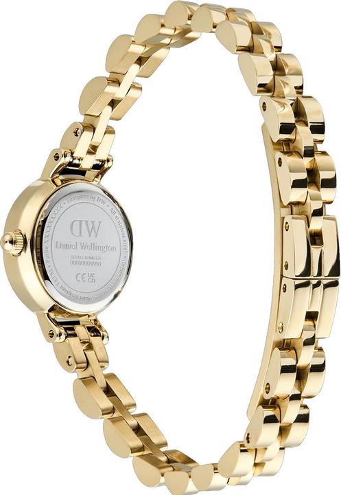 Actual product image Daniel Wellington - Petite Mini 19 Arch 3-Link White Gold DW00100855 (Analogue wristwatch, 19 mm)