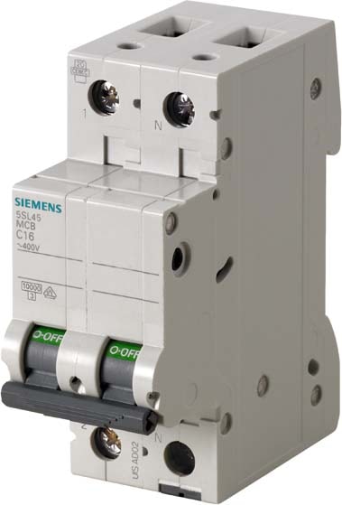 Actual product image Siemens Circuit breaker UC D 40A 1+N 230V 5SL4540-8